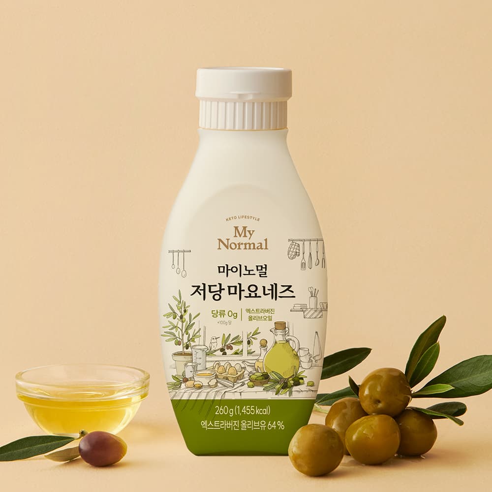 마이노멀 엑스트라버진 올리브오일 마요네즈 이미지