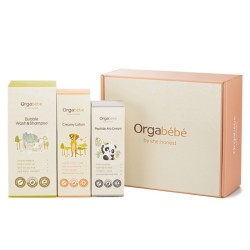 Orgabebe childbirth gift Set (Bubble Wash&Shampoo + Creamy Lotion + Peptide Ato Cream)